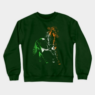 Irish Pride Horse Crewneck Sweatshirt